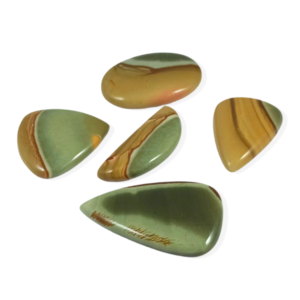 Lot de cabochons en jaspe polychrome naturel, pierres précieuses en vrac, pour bijoux en argent, commande personnalisée - Product Image 4