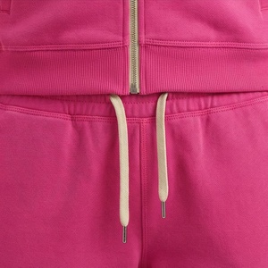 Women's Pink Fleece 2 Piece <b>Tracksuit</b> Set Full Sleeve Zipper Casual Sportswear Regular Fit All Seasons Solid Color Jogger Pants - Product Image 6