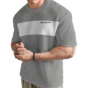 Camisetas de algodón oversize para hombre, estilo streetwear, corte relajado, transpirables, manga corta, para verano, gimnasio, entrenamiento, uso diario. - Product Image 3