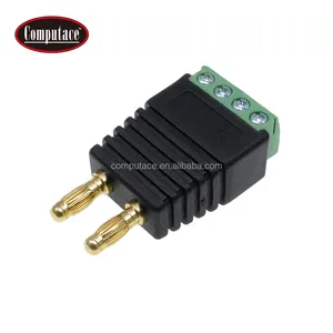 Factory direct sale 4.0mm Double Banana Plug Terminal Adapter