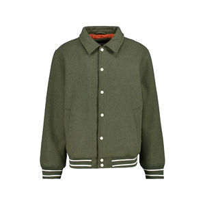 Chaqueta Varsity de Estilo Moderno, Mezcla de Lana, Transpirable, Informal, para Invierno, Ropa Urbana, Tallas y Colores OEM, Calidad Económica - Product Image 5