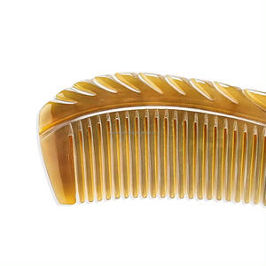 Peine de pelo de cuerno blanco de buey ecológico Proveedores de artesanía india - Product Image 4