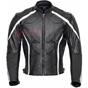 Veste de motard en cuir véritable pour hommes Équipement de course de moto Veste en cuir de course Équipement de moto de course - Product Image 6