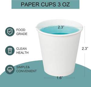 Gobelets jetables écologiques pour salle de bain et clinique, pour les besoins d'hygiène dentaire et médicale, et utilisation comme gobelets en papier pour crème glacée - Product Image 4