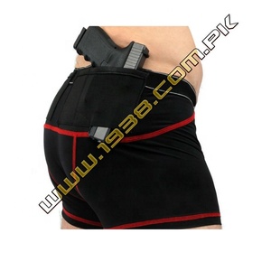 Shorts tactiques de dissimulation pour homme, noirs, courts, tactiques, Holessstor - Product Image 1