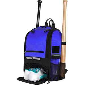 Sac à dos de baseball à roulettes grande capacité avec logo personnalisé du fabricant, compartiment pour casque et chaussures, sac de sport pour joueurs - Product Image 2