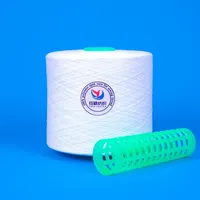 Fil à broder et à coudre 100 % polyester filé TFO blanc brillant, haute ténacité, écologique, vente en gros du fabricant chinois