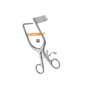 Rétracteurs WILLIAMS, forceps droit, 18 cm, microchirurgie, acier inoxydable, manuel, certifié CE classe III, garantie 3 ans, Satinsky - Product Image 1