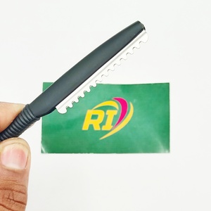 Professional Multi Color Ladies Thinning Rotary <b>Head</b> <b>Razor</b> Comb Stainless Steel Hair Cutting Comb <b>Razor</b> Hair Styling Body Face - Product Image 6