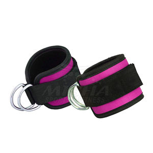 Sangles de cheville réglables et respirantes unisexe pour levage à la poulie, avec rembourrage et fixation par câble, pour la musculation en salle de sport, durables - Product Image 3