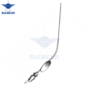 Tubo de Succión Baron Francés 3, Instrumento Quirúrgico de Succión Reutilizable de Acero Inoxidable para Microcirugía ORL y Cirugía Plástica - Product Image 6