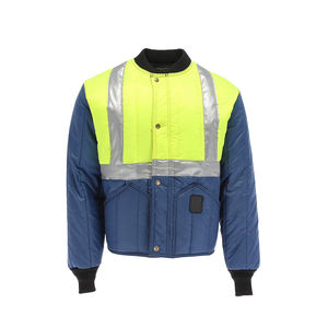 Chaqueta de Trabajo de Invierno con Capucha, Reflectante y de Alta Visibilidad, 100% Poliéster, Resistente al Viento y Transpirable, Servicio OEM - Product Image 1
