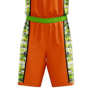 Vêtements de sport d'extérieur, uniforme de basket-ball unisexe, impression par sublimation, prix bas, uniformes de basket-ball personnalisés, ensemble de vêtements de sport respirants - Product Image 3