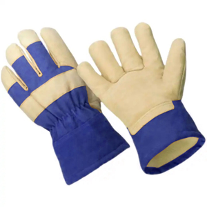 Best Performance Cowhide Grain Leather Working <b>Gloves</b> <b>Long</b> Lasting Canadian Rigger Protection Soft Comfortable Safety <b>Gloves</b> - Product Image 4