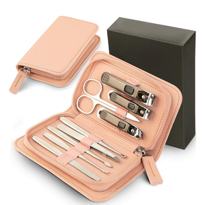 Best Selling Professional Nail Clippers <b>Manicure</b> <b>Kits</b> with Travel Case Custom Logo OEM Beauty Grooming Sets - Product Image 1