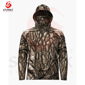 Performance Fishing Hoodie Long Sleeve Quick Dry UPF 50 Outdoor for <b>Men's</b> Customizable Colors & Logo - Product Image 2