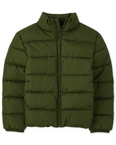 Veste matelassée à capuche pour enfants, personnalisée, formelle, douce, 100% polyester, imperméable, avec col montant, pour l'hiver - Product Image 2