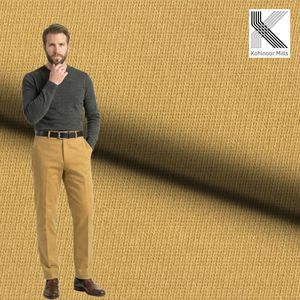 Tela de Sarga Premium para Caballería, 285 g/m², 97% Algodón, 3% Elastano, Material Chino Suave y Elástico Tipo Melocotón para Pantalones de Hombre, Proveedor Mayorista - Product Image 2