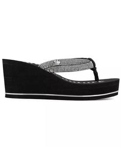 Sandales compensées à plateforme avec strass pour femmes | Juicy Couture - Product Image 2