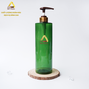 800ml Vert PET Pompe Bouteille pour Shampooing Douche Gel Lotion Main Savon | Emballage Personnalisé Prix de Gros Pas Cher - Product Image 1