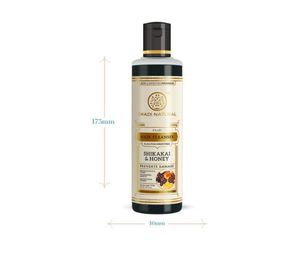 Champú Khadi Natural de Shikakai y Miel 210ml, Para Controlar la Caída del Cabello, Para Reparar el Cabello Dañado, Sin Sulfatos ni Parabenos - Product Image 3