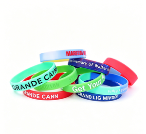 Pulseras de Silicona Personalizadas, Impresas Digitalmente, Agradable al Tacto, Más Vendidas, Populares, Económicas, Cómodas, a la Moda, al por Mayor - Product Image 1