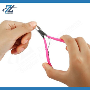 Pointed Blade Cuticle Nipper High Quality Stainless Steel <b>Nail</b> Clipper Professional Manicure Trimming <b>Tool</b> Manufacturer Pakistan - Product Image 5