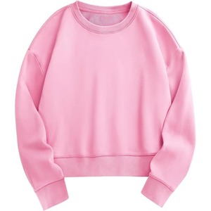 Wholesale 100% Cotton Winter OEM Custom WoMen's Crewneck <b>Pullover</b> Sweater Plain Knit <b>Pullover</b> <b>Jumpers</b> Sweater for women - Product Image 3