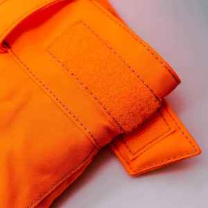 Hi Vis Orange <b>Work</b> <b>Trousers</b> Men Reflective Safety Pants Polyester Material Multi Pockets Stretch Workwear Uniform - Product Image 3