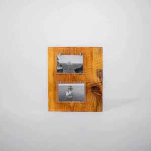 Rustic Natural Wood Multi-Opening Collage <b>Picture</b> <b>Frame</b> Triple Window Tabletop Photo <b>Frame</b> Farmhouse Timber Portrait Display - Product Image 5