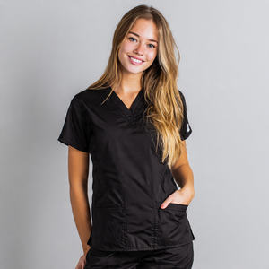 เสื้อผ้ากรูมมิ่งสุนัขแขนสั้น ชุดทำงานสำหรับช่างกรูมมิ่งสัตว์เลี้ยงฤดูร้อน ชุดกันน้ำสำหรับร้านขายสัตว์เลี้ยง ชุดยูนิฟอร์มร้านทำผม ชุดคลุมช่างทำผม - Product Image 2