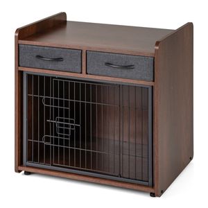 Casa para Mascotas de Madera Maciza Impermeable para Gatos y Perros Grandes, para Interiores - Product Image 6