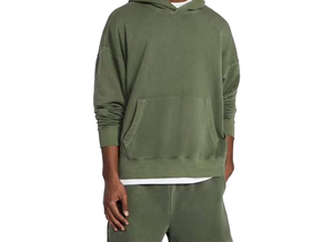 Sudadera con Capucha Extra Grande para Hombre, Otoño, Color Sólido, Felpa de Algodón, Informal, Transpirable, Estilo Otoñal - Product Image 4