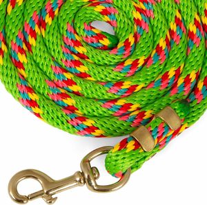 Durable High Quality <b>Nylon</b> Horse Lead Rope Brass Snap <b>Hook</b> for Grooming Daily Walking Stable Management-Equestrian Equipment - Product Image 3