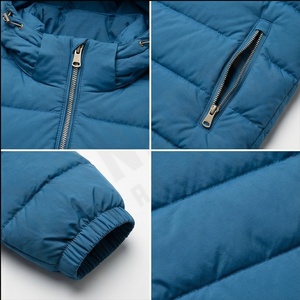 Chaqueta Acolchada de Lona Nueva, de Alta Calidad, Impermeable, con Cierre de Cremallera, Logotipo Frontal, Invierno, Sólida, Personalizada, Moda Masculina, Moto y Motociclista - Product Image 4