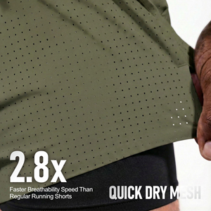 Breathable Athletic Men Fitness <b>Shorts</b> with Flexible Design Quick Dry Sports Running <b>Shorts</b> for Gym Exercise Jogging Wear - Product Image 5