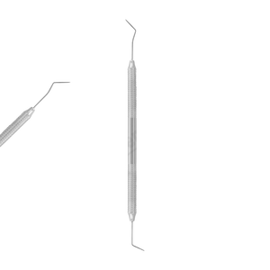 High Quality Dental Explorer Double Ended Solid Handle 6mm Stainless Steel Manual Probe Instrument CE Certified Pakistan - Product Image 1