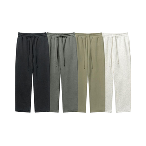 Pantalones Deportivos Unisex Nesta, Cintura Alta, Ligeros, Casuales, Corte Holgado, Felpa Suave, Pierna Recta, Cintura Elástica - Product Image 2