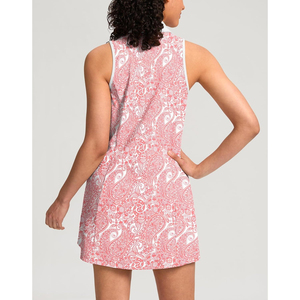 Custom Logo & Design Sublimation Print Women's Golf Dress Breathable Spandex Tennis Sportswear Sleeveless Dresses In Low MOQ - Product Image 3