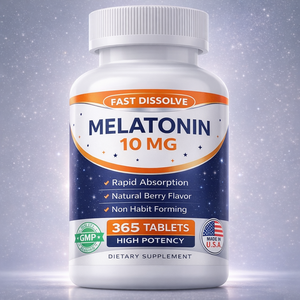 Comprimés de mélatonine 10 mg à dissolution rapide, marque privée, haute puissance, complément alimentaire pour le sommeil - Product Image 6