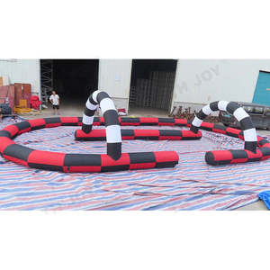 Piste de Voitures Tamponneuses Gonflable Portable - Installation Rapide, Haute Visibilité, Plaisir Absolu pour Tous les Âges - Product Image 1