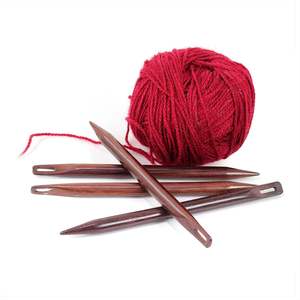 Aguja de Nalbinding de Madera Natural, Aguja de Tejer Hecha a Mano, Aguja de Artesanía Tradicional Duradera para Tejer y Coser - Product Image 4