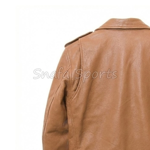 Nouvelle veste en cuir respirante et confortable, couleur unie, personnalisable, qualité supérieure pour homme, style avec vestes en cuir - Product Image 6