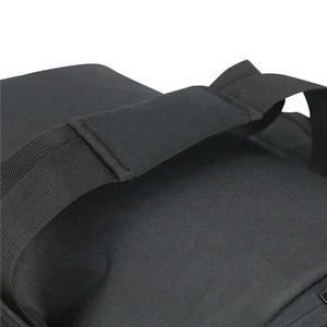 Sac de voyage en nylon en forme de baril avec fermeture éclair et sangles amovibles, grande capacité, style décontracté unisexe - Product Image 6