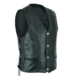 Nouvelle Arrivée 2026 – Gilet en Cuir Véritable à Faible MOQ, Fabrication Professionnelle, Idéal pour l'Hiver, Gilet en Cuir Tendance à Vendre - Product Image 2