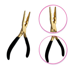 Pinzas Profesionales para Extensiones de Cabello, Herramienta para Instalar y Retirar Extensiones de Cabello, Recubrimiento de Plasma, Recubrimiento en Polvo, Acabado Mate - Product Image 5