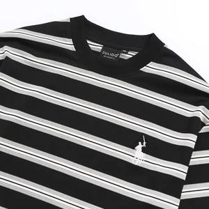 Vietnam Made Hommes 100% Coton T-Shirt Coupe Classique Confortable Léger Tissé Tissu Solide Motif 220 Grammes Prix Pas Cher - Product Image 6