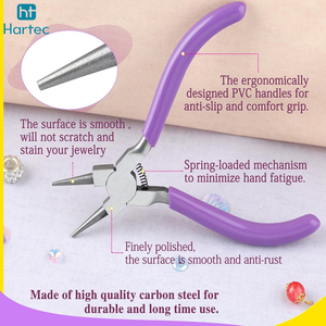 Custom Brand Logo Round Nose Pliers Mini Precision <b>Wire</b> Bender <b>Crafting</b> Tool For Professional Jewelry Workshop Equipment - Product Image 3