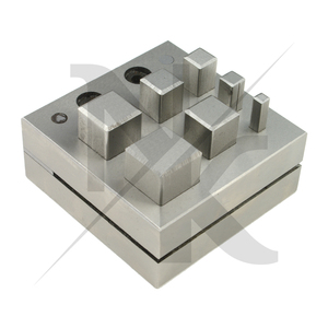 Professional Jewelry Making Tools Square Rectangle <b>Disc</b> Cutter Stainless Steel Punching Machine Set <b>Gold</b> Silver Sheet Cutting - Product Image 2