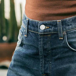 Shorts en jean d'inspiration vintage, style rétro, confort moderne, tenue décontractée pour les acheteurs en gros, prix d'usine abordable avec logo 2026 - Product Image 2